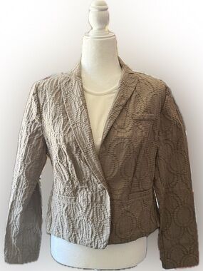Simply Vera Vera Wang “Puckered” Art to Wear textured blazer Sz M